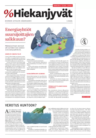 Hiekanjyvät 1/2025 etusivu